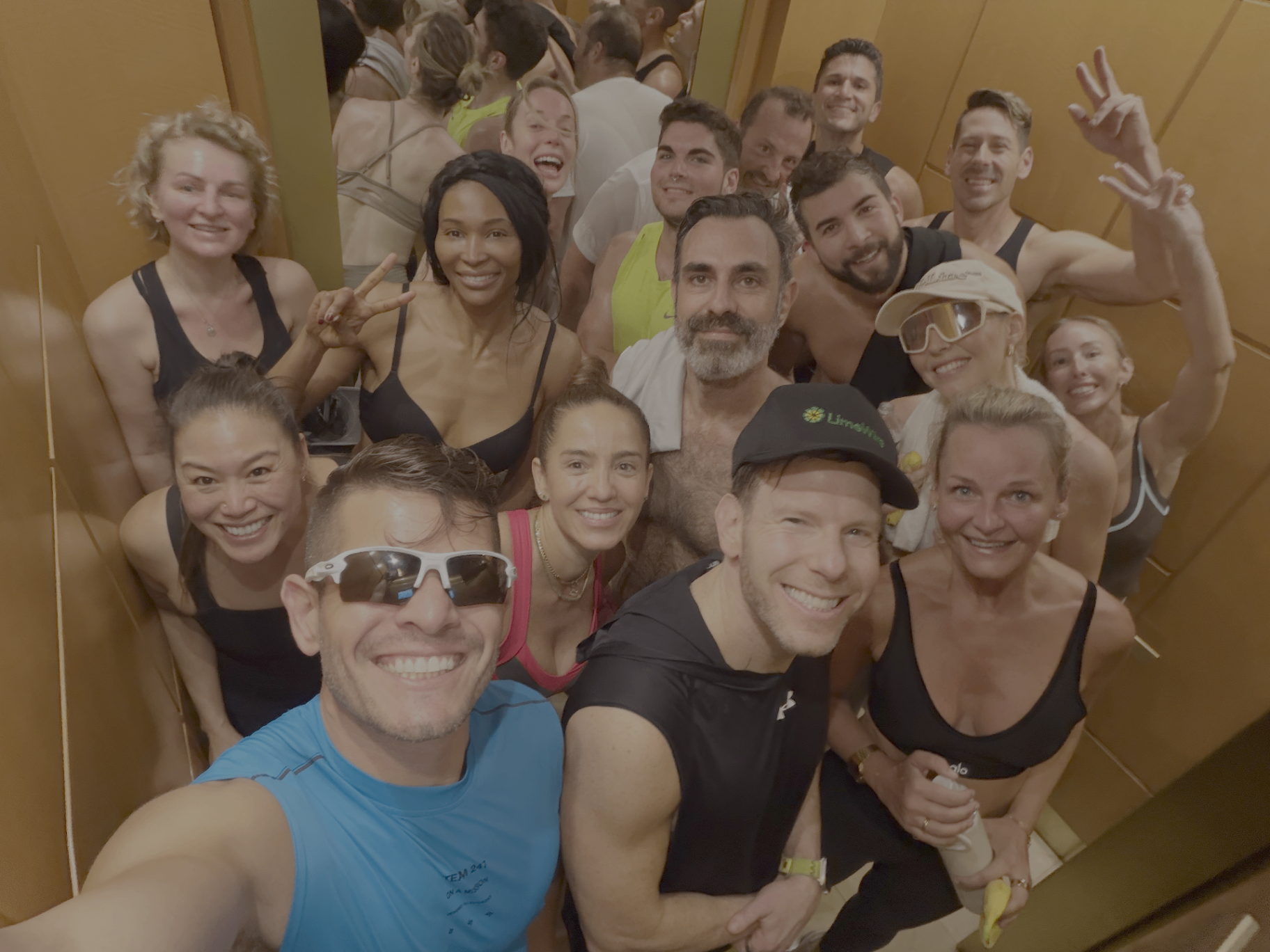 Wellist fitness session attendees